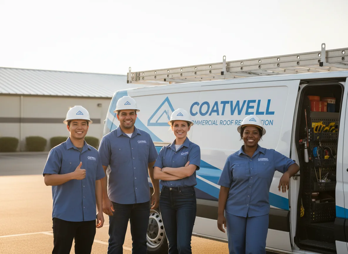 Commercial roof coating company in Benton, WI
